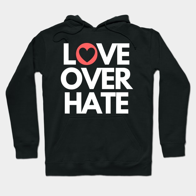 Love over hate Hoodie by Yarafantasyart